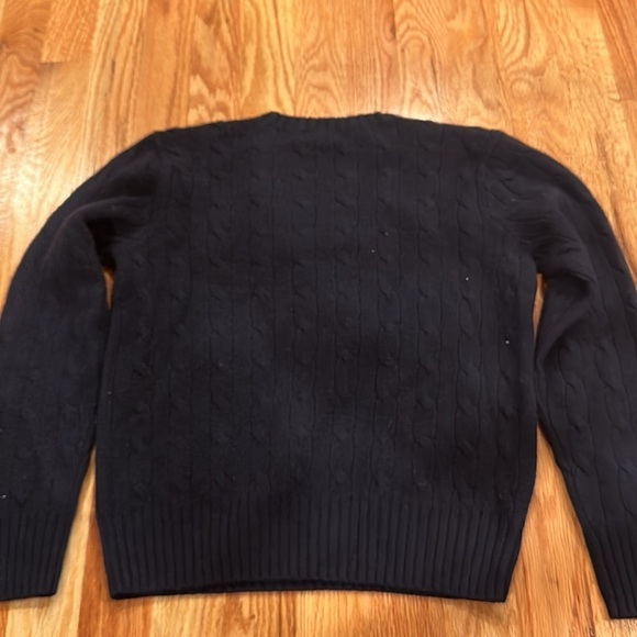 Boys Ralph Lauren Polo Sweater. Size S. Dark Blue with pattern. - Picture 2 of 3